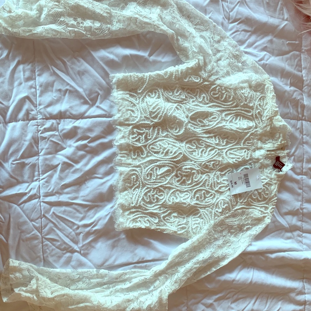 Forever 21 Lace Crop Top
